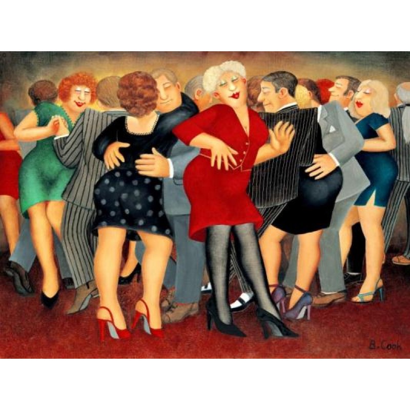 men and women dancing