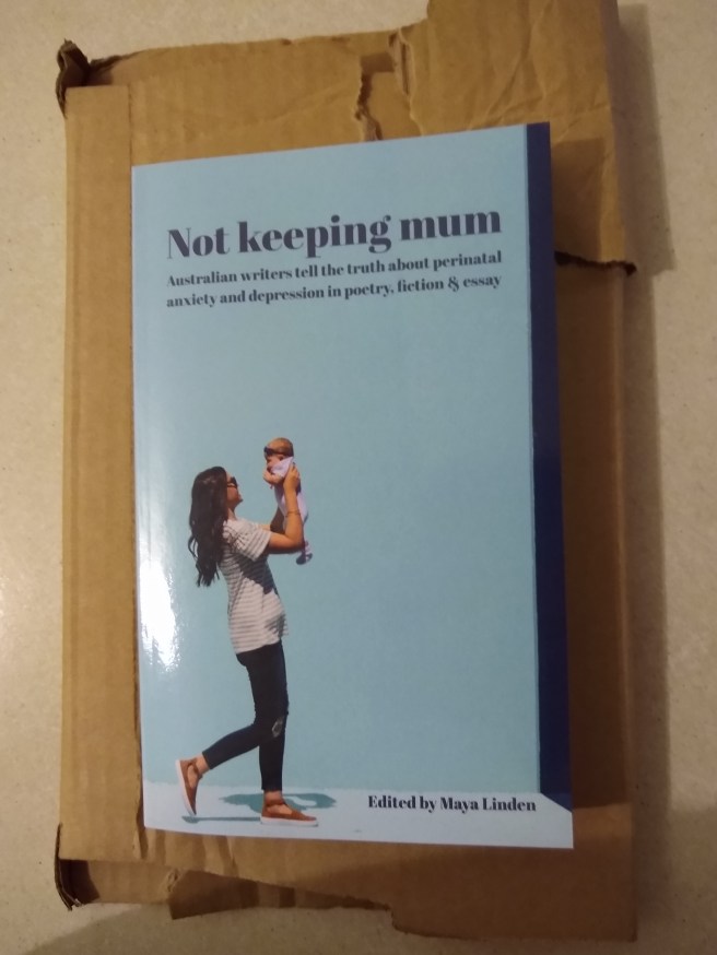 book cover 'Not keeping mum', mother and baby